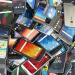 Choose,Mobile,Phone.,Heap,Of,The,Different,Smartphones,With,Different